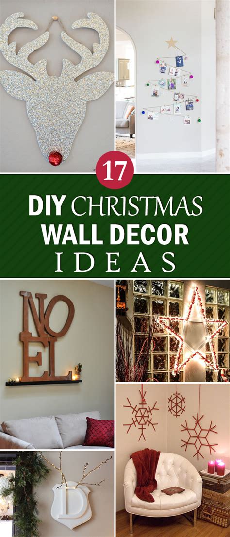 17 Creative DIY Christmas Wall Decor Ideas