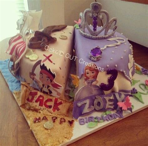 Great idea for twins Twin Birthday Themes, Half Birthday Cakes, Twin Birthday Parties, Girl ...