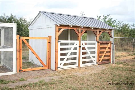 DIY Gates for Goat Shed – The Inspired Workshop