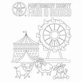 County Fair Coloring Pages Sketch Page sketch template