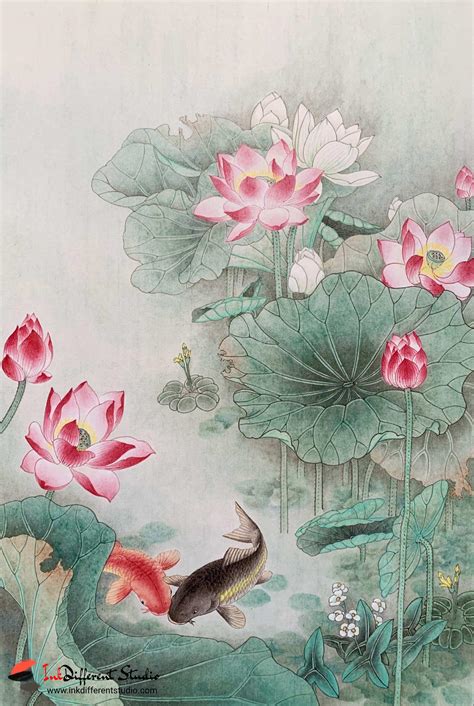 Lotus Flower Painting - Painters Legend