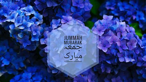 Download Jumma Mubarak Hydrangeas Wallpaper | Wallpapers.com