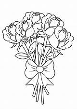 Coloring Pages  Easy Flower Bouquet Page For Kids sketch template