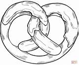 Pretzel coloring Page  Free Printable Coloring Pages sketch template