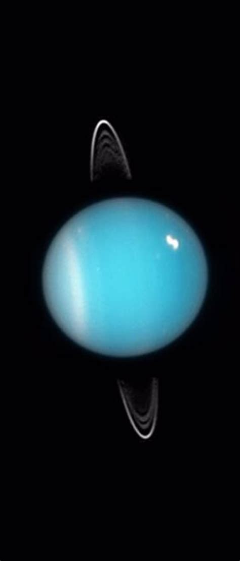 Hubble capta una imagen del sistema de anillos de Urano