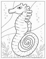 20 Seahorse Coloring Pages Free PDF Printables sketch template