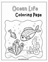 Sea Life Printable Coloring Pages sketch template