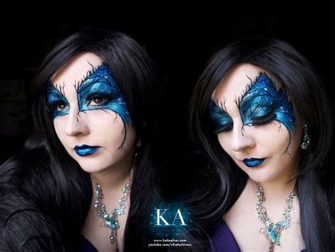 Blue Dark Fairy Makeup