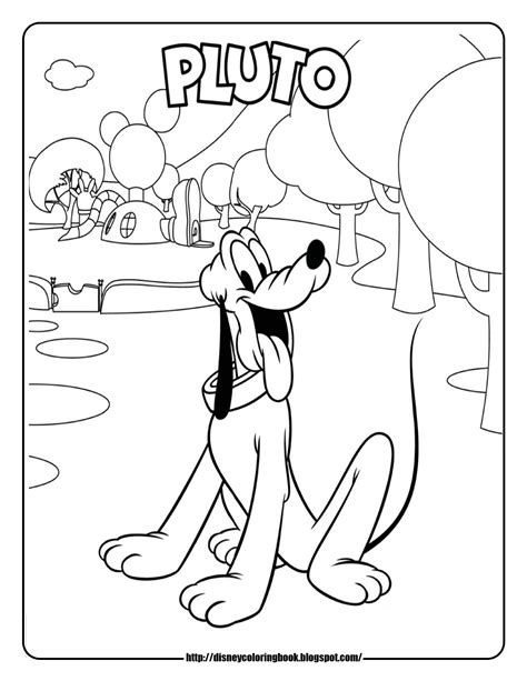 Disney Coloring Pages and Sheets for Kids: Mickey Mouse Clubhouse 2: Free Disney Coloring Sheets