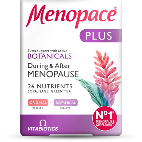 Buy Vitabiotics Menopace Plus, 56 count (Pack of 1) Online at ...