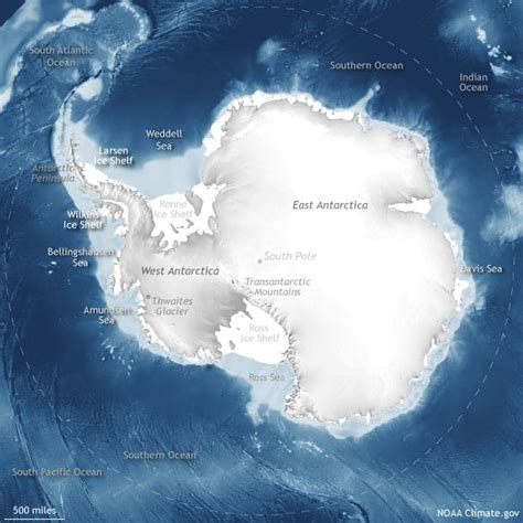 Antarctic Plateau Map