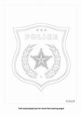 Free Police Shield Badge Coloring Page  Printables Kidadl sketch template