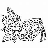 Mascaras De Carnaval Para Colorir sketch template