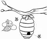 Seven Fun And Cute Beehive Coloring Pages  Coloring Pages sketch template
