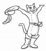 Puss in Boots Free Coloring Page  Printable Pages sketch template