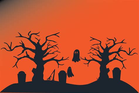 Silhouette Halloween Background Graphic by optimasipemetaanlokal · Creative Fabrica