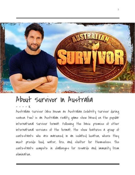 Australia survivor 2020 auditions, application form, format, date, etc