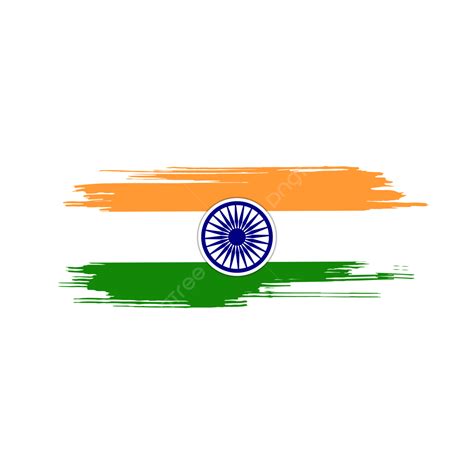 Indian Flag Brush Stroke Vector, Indian Flag Brush, Flag, Brush PNG and Vector with Transparent ...