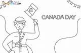 Canada Day Coloring Pages sketch template