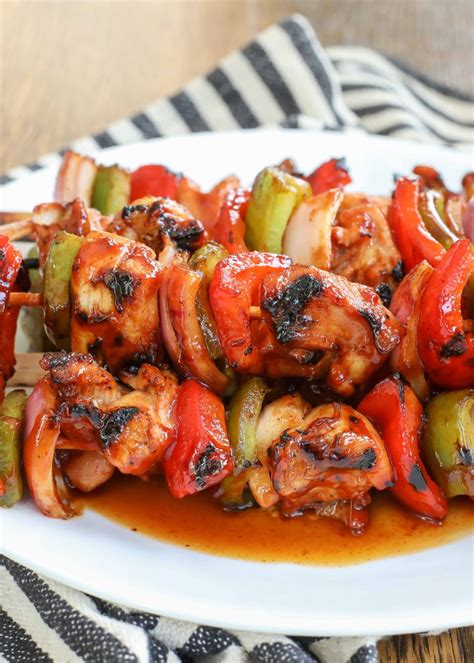 BBQ Chicken Skewers - Vegetable Recipes