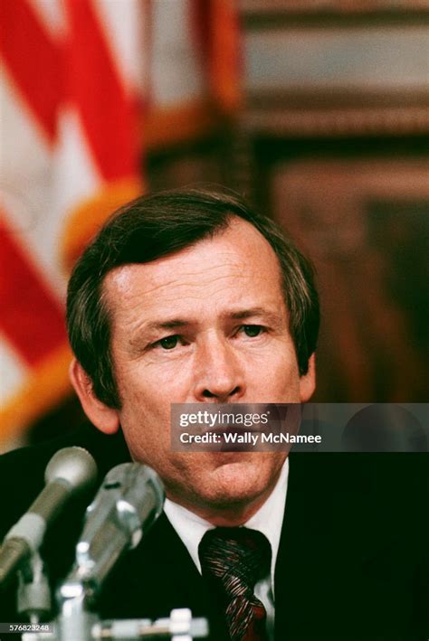 Senator Howard Baker, ranking Republican on the Senate Watergate ...