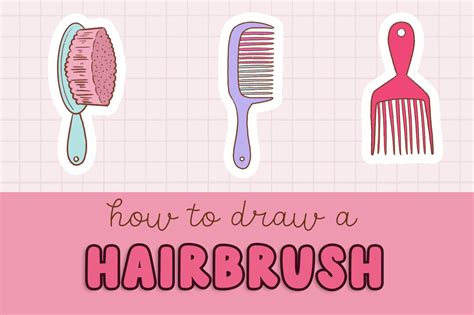 How to draw a hairbrush - Draw Cartoon Style!