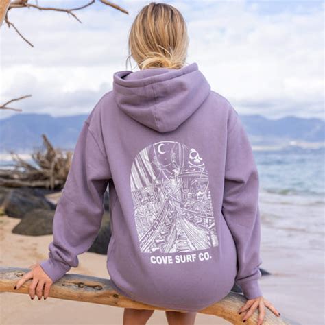 Jolly Roger Hoodie - Plum – Cove USA