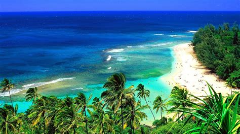 Hawaiian beach scenery #16 - 1366x768 Wallpaper Download - Hawaiian beach scenery - Landscape ...