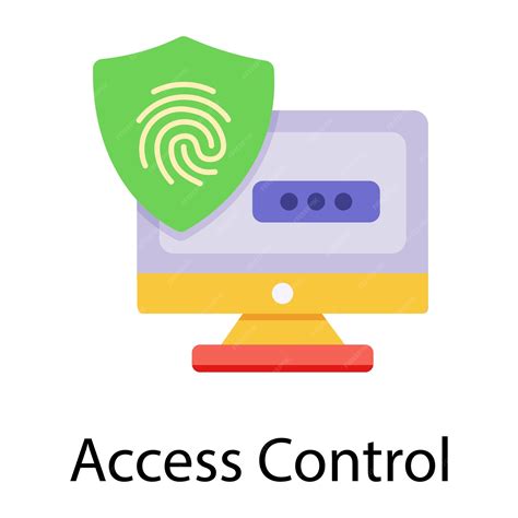 Premium Vector | An editable flat icon of access control