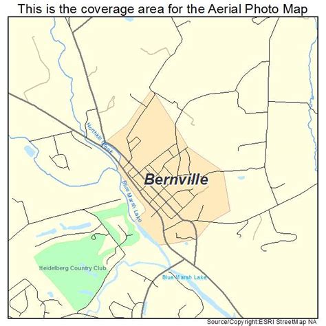 Aerial Photography Map of Bernville, PA Pennsylvania