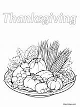 Free Printable Thanksgiving Food Coloring Page · InkPx sketch template