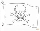 Jolly Roger Pirate Flag coloring Page  Free Printable Coloring Pages sketch template
