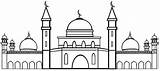 Masjid Nabawi Coloring Pages sketch template