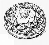 Free Waffle Coloring Page  Printable Pages For Kids sketch template