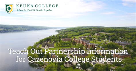 Information for Cazenovia College Students | Keuka College