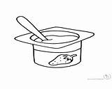 Yogurt Coloring Pages sketch template