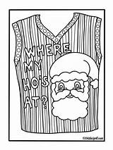 Ugly Christmas Sweaters  4 Free Coloring Pages Payhip sketch template