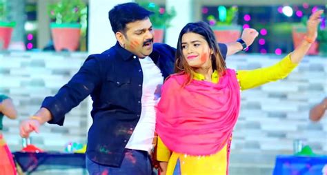 Pawan Singh Holi Song: पवन सिंह के होली सॉन्ग 'लहे लहे रंगब सलवरवा' का ...