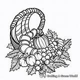 Cornucopia Coloring Pages  Free & Printable sketch template