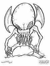 Scary Monster Coloring Pages At GetColoringscom  Free Printable sketch template