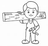 Carpenter 3 Coloring Page  Free Printable Pages For Kids sketch template
