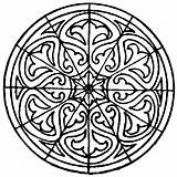 Coloring Pages Mosaic Patterns Beginner sketch template