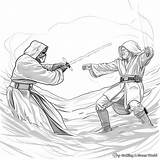 Jedi Coloring Pages  Free & Printable sketch template