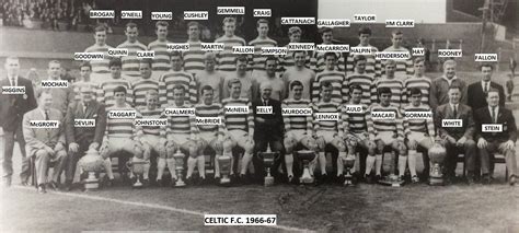 Celtic Team Line-Up 1966-67 – The Celtic Wiki