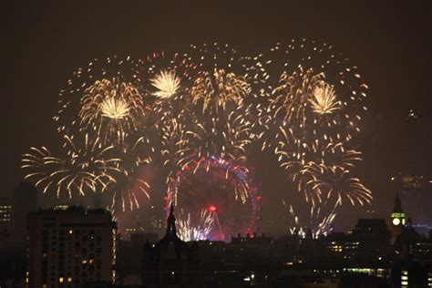 Fireworks in London | The London "Eye" as seen from our hote… | Flickr