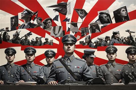 Premium AI Image | Dictatorship oppression collage concept