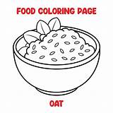 Premium Vector  Of OAT Illustration coloring Page For Kids sketch template