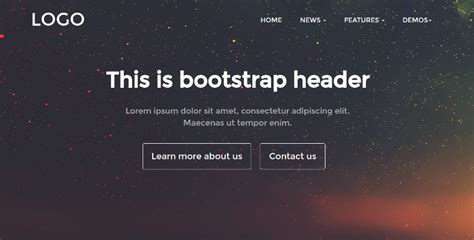 Freebie: 5 Beautiful Bootstrap Headers - Tutorialzine