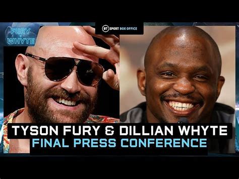 Watch: Tyson Fury vs. Dillian Whyte press conference