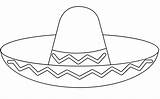 Sombrero coloring page  ColouringPages sketch template